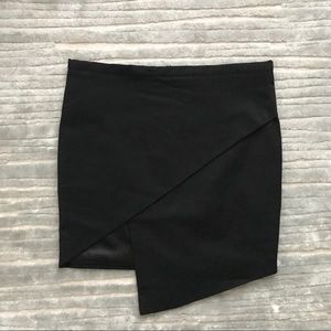 Asymmetrical Black Skirt